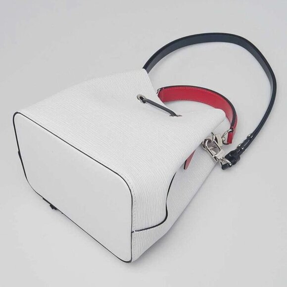 Louis Vuitton White/Black/Scarlet Epi Leather NeoNoe BB Bag - Picture 5 of 12